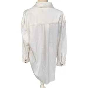 Madewell Denim Oversized Mini Shirtdress Tile White XL NWT thumbnail 4