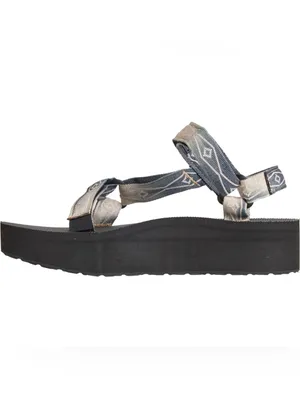Teva flat form sandals . Fabric upper/ rubber sole. Size 8 . NWT. thumbnail 3