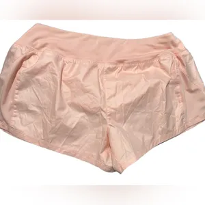 Nike Shorts Womens light pink Swoosh Activewear Pants Running Trunks -Large thumbnail 2