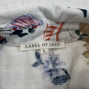 LABEL OF LOVE Women's Size L White Euro Summer Portofino Linen Playsuit Romper thumbnail 11