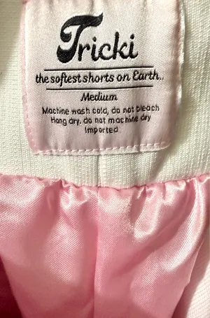 Tricki Softest Shorts On Earth Women’s Fluffy Mink Bubblegum Pink Shorts thumbnail 3