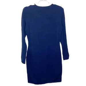Lauren Ralph Lauren Colorblock navy and white stripes sheath dress size M thumbnail 2