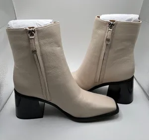 NWB Sam Edelman Women's Winnie Boots size 6.5 block heel ankle heels 1214 thumbnail 10