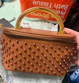 Makeup vanity style bag Brown thumbnail 1