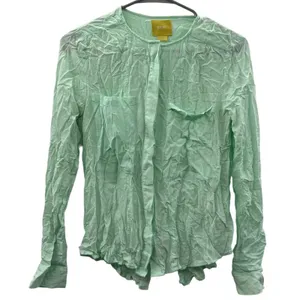 Anthropologie Maeve Mint Green Button‎ Down Long Sleeve Shirt Size 0 thumbnail 1