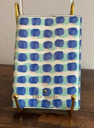 A Rare Vintage Polk A Dot Kate Spade Out Of Stick Passport Holder ID Wallet thumbnail 1
