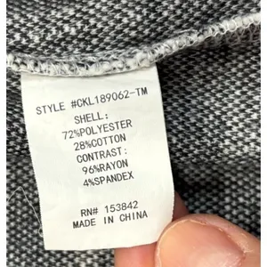 Melloday Blazer Women Sz S Plaid Tweed Open Front‎ Notch Lapel Preppy Academia thumbnail 7
