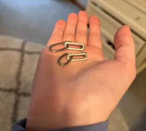 Chain earings from Craig Husar Designs Silver thumbnail 1