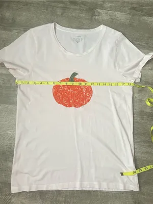 J.CREW Sequin pumpkin graphic tee thumbnail 3