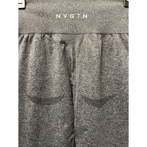 NVGTN Contour Seamless Leggings Heather Gray Size‎ Medium Pants Full Length thumbnail 5