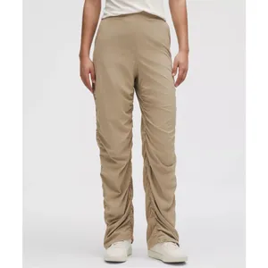 ✨Lululemon Dance Studio Slim-Fit HR Flared Sheer Oak Sz Small Pants✨ thumbnail 2