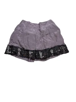 ✨🖤 Free People Embellished Silk Blend Mini Skirt Boho Festival Y2K Small 🖤✨‎ thumbnail 2