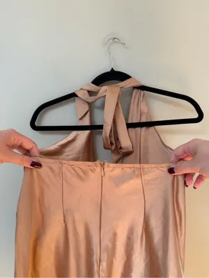 Hello Molly Want You Around Me Dress in Gold thumbnail 5