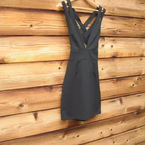 NBD X Revolve Late Night Black Mini Dress thumbnail 4