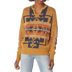 PENDLETON Chief Joseph Graphic Cotton Pullover Sweater Size L New w/ Tag $149 thumbnail 6