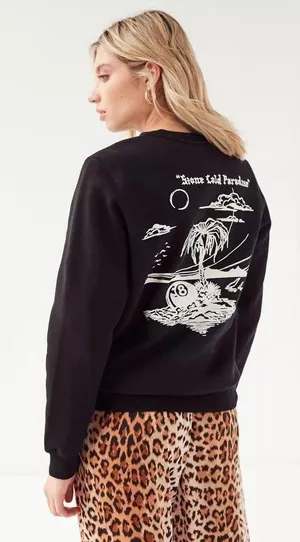 Stüssy 🆕 NWOT | Jamaica Stone Cold Paradise Crewneck Sweatshirt | Size XS thumbnail 4