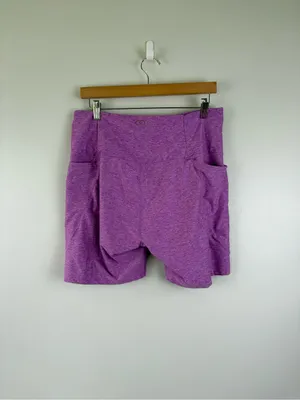 Calia by Carrie Underwood High Rise Bike Shorts Purple Women's Size XL thumbnail 3