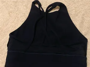 Lululemon Energy Long Line High Neck Bra - True Navy thumbnail 7
