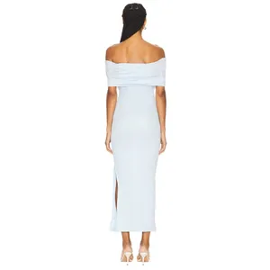SNDYS Madrid Maxi Dress in Blue Medium New Womens Long Gown thumbnail 2