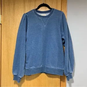 AE77 Blue Crewneck Pullover Sweater - Size Small thumbnail 1