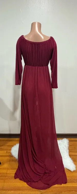 Red Maternity Dress Size L thumbnail 4