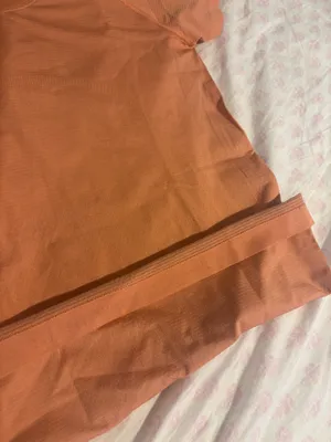 Coral Lululemon Swiftly Tech Short Sleeve thumbnail 2