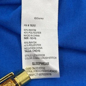 Disney Blue Stitch Surf Club Sleep Dress Beach Cover Up Long Tunic Shirt Small thumbnail 6