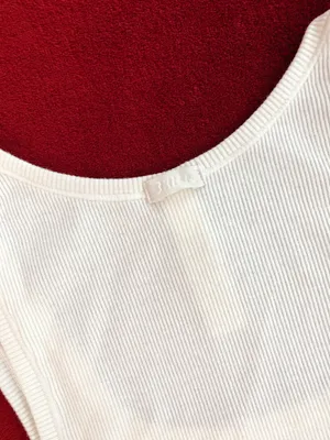 SKIMS cotton rib tank in marble size XS thumbnail 6