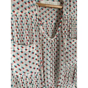 Anthropologie ISANI Venn Polka Dot Peplum Blouse Women’s Size‎ 2 thumbnail 5