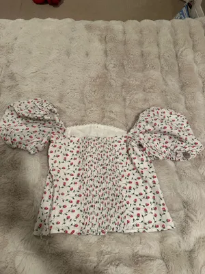 Reformation Puff Sleeve Floral Top thumbnail 2
