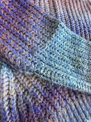 BDG Urban Outfitters Colorful Gradient Cropped Sweater thumbnail 2