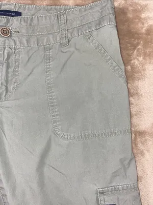 Tommy Hilfiger Light gray Utility Cargo Capris with Drawstring Ankles thumbnail 5