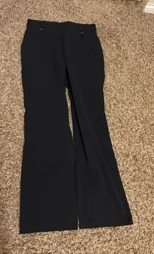 Halara Jogger Style Sweatpant Medium Regular Solid Black Elastic Waistband Nylon thumbnail 1