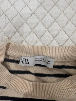 zara striped tee thumbnail 2