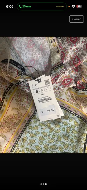 Zara Paisley Patchwork Midi Skirt in Pink, Light Blue & Yellow thumbnail 7
