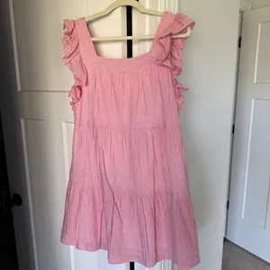 Marie Oliver Sailor Pink Ruffle Dress‎ square neck stripe thumbnail 4