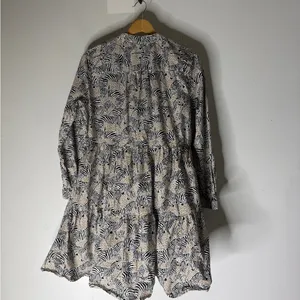 J.CREW‎ Factory Zebra Animal Prit Dress Cotton Lined Safari Fit & Flare M thumbnail 2