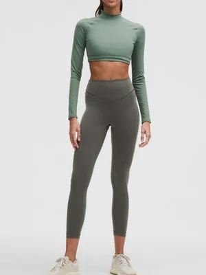 Lululemon Wunder Under SmoothCover High-Rise Tight 25" size 8 slate brown thumbnail 3