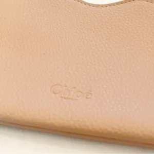 Chloé Parfum Tan Full Zip Pebbled Cosmetics‎ Bag Wristlet thumbnail 2