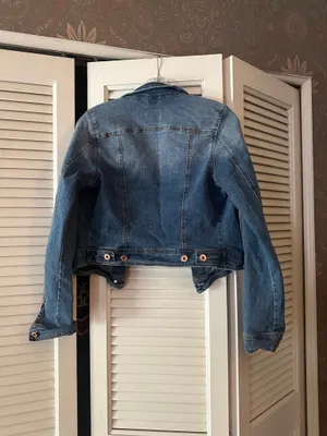 love the denim jean jacket Blue thumbnail 3