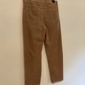 LOFT Corduroy Straight Leg‎ Pants Camel Tan Size 29 8 Raw Hem Casual Academia thumbnail 3