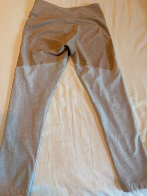 Outdoor Voices Women’s L Gray Heather High Rise Leggings Performance Athletic thumbnail 3