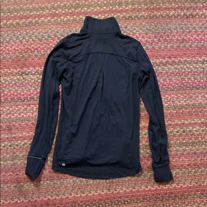 Lululemon Black Rulu Quarter Zip thumbnail 3