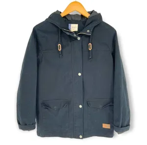 ROXY | Women's Large | Ocean Song Hooded Anorak Jacket in Black thumbnail 2