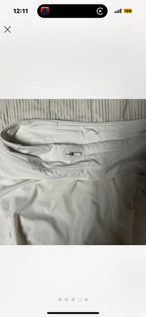 White Lululemon Tennis Skirt Pleated thumbnail 4