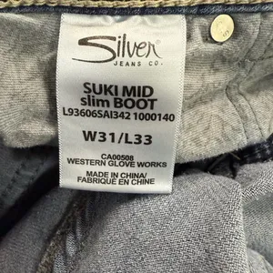 Silver Jeans Blue Straight Leg Denim‎ thumbnail 8
