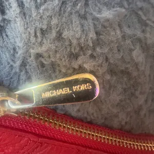Michael Kors Red Leather Mini Hobo Style Shoulder Bag thumbnail 3