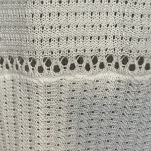 Scoop NYC White Crochet Knit Mermaid Maxi Dress High Low Hem Boho Resort Coastal thumbnail 6
