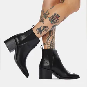 STEVE MADDEN Audience Chelsea Leather Ankle Boots Booties - Size 9.5 thumbnail 15