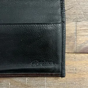 Brighton Vintage Leather Wallet with Silver Tone Hearts and Leather Hearts. thumbnail 4